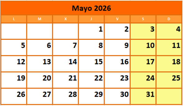 Calendario fiestas Galicia mayo 2026
