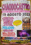 Cartel fiestas de Chaodocastro de O Bolo 2023.
