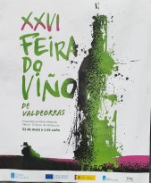 Cartel XXVI feria del vino de Valdeorras