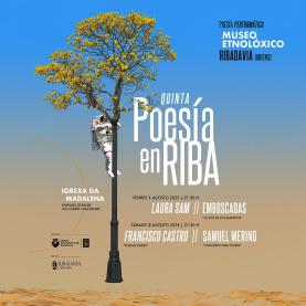 Cartel de Quinta Poesía en Riba.