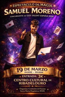 Espectaculo de magia en Ribadelouro.