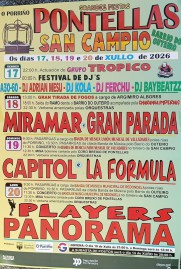 Cartel de fiestas de Pontellas de Porriño