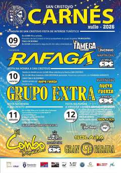 Cartel fiestas de Carnés 2026 en Vimianzo